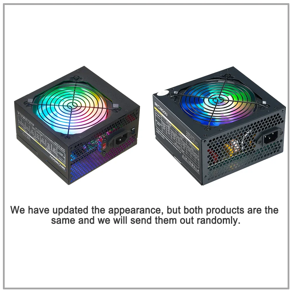 IWONGOU PC Power Source Max 700w For Gaming Desktop 24pin 12v Atx Active PFC PC Fonte GAMESD700 PSU