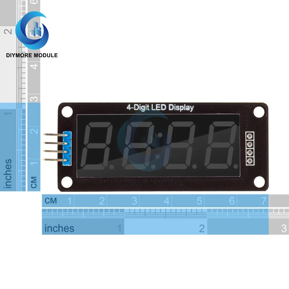 eletrônico digital led tubo módulo de relógio