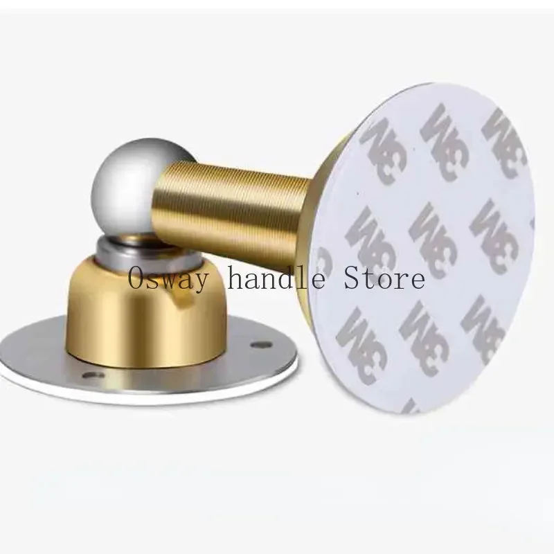 Stainless Steel Door Stopper Sticker Catch Floor Stop for Door Wind-Proof Wall Mounted Floor Mounted Holder anti-collision