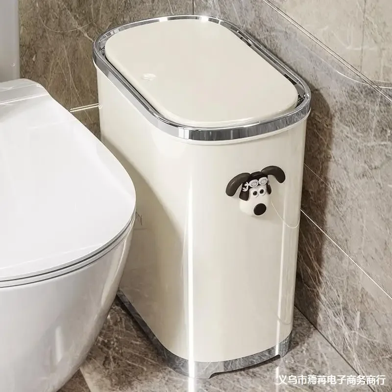 

Toilet trash can household new sanitary bucket with cover large capacity cleat special place Wastebasket high appearance level