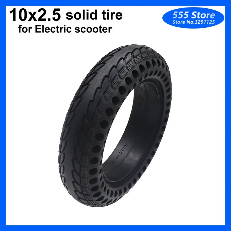 10x2.50 Tubeless Wheel Tyres Solid Tyre 10x2.5 for10 inch Electric