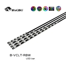 Bykski – bande LED 12v/5v pour CPU, CPU, GPU, bloc de refroidissement à eau, longueur 70/100/150/200mm, Support de synchronisation de la carte mère B-VCLT-RBW