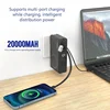 FERISING GaN 65W 6in1 Laptop Powerbank QI2 Wireless Magnetic Power Bank 20000mAh External Battery For iPhone Watch 6-9 Mackbook 4