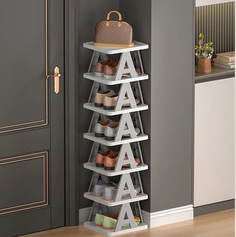 Stackable Shoe Racks Vertical Shoes Hanger Shelf Vertical Dustproof Shoe  Organizer and Storage Closet Shoes Cabinets Storage - AliExpress