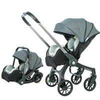 2025 nouveau bébé poussette 4in1 multifonctionnel nouveau-né bébé poussette 3in1 pliable panier Type siège léger voyage landau 4