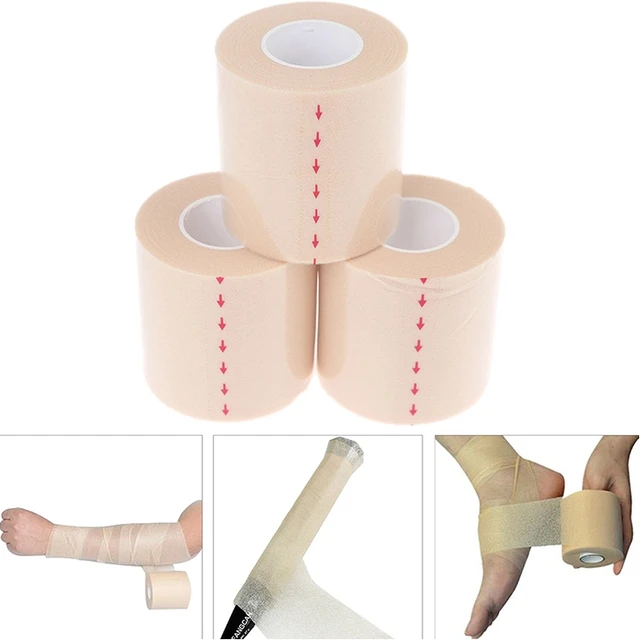 6CM*20M PU Foam Bandage Elbow & Knee Pads Film Foam Underwrap Athletic Tape