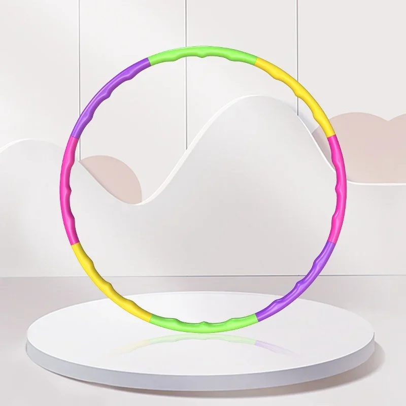 Sport Removable Color Hoop Equipment for Children Portable Exercise Plastic Fitness Training Circle Children's Best Gifts fitness hoop outdoor fitness equipment