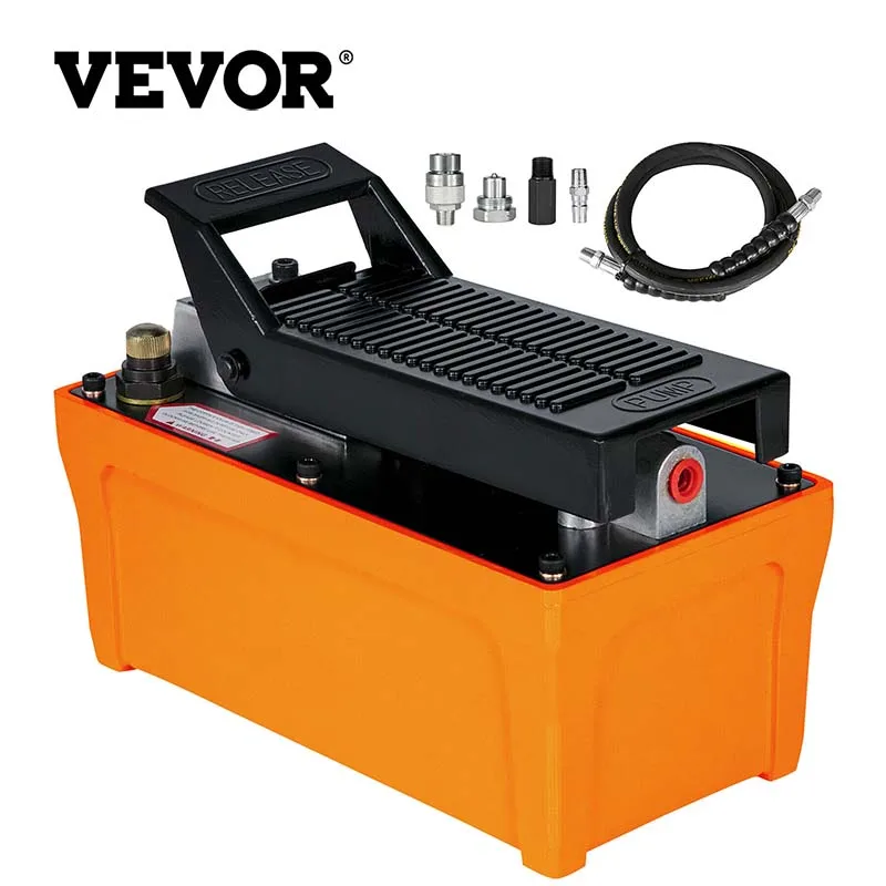 

VEVOR Auto Body shop Air Hydraulic Foot Pump 10000,PSI Foot Pedal High Pressure for Auto Body Frame Machines and Pulling Post