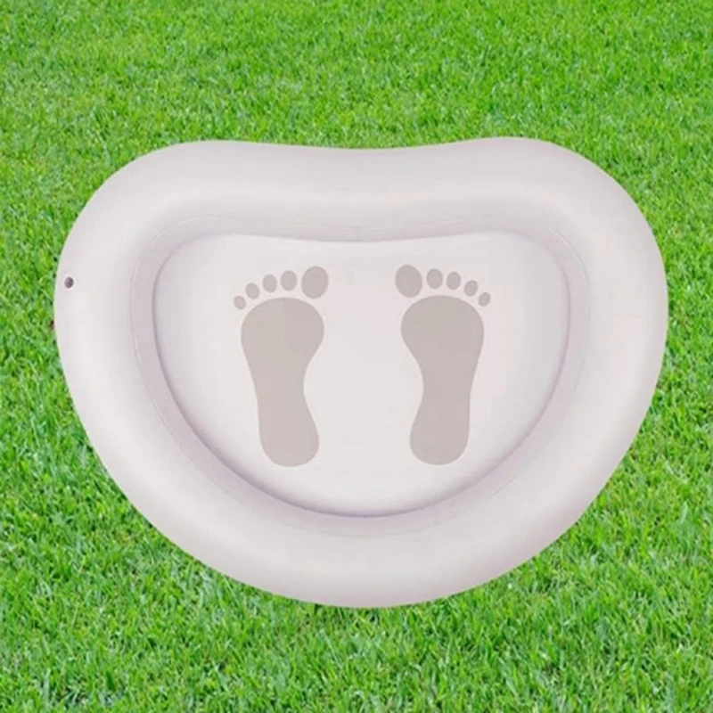 BAAJ-Inflatable Foot Bath Basin,Foot Soaking Bath Basin,Pool Foot Wash Basin For Swimming Pool Step Pad