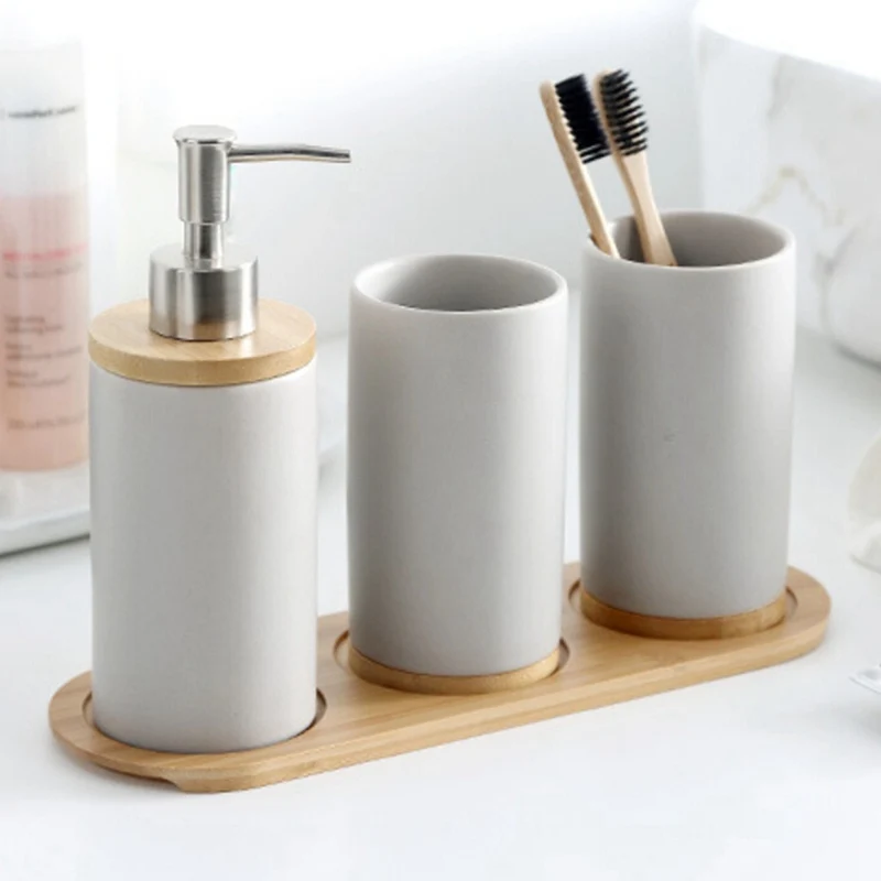 Oval Bamboo Tray For Kitchen Dish Soap Dispenser Bottle Wood Saucer Plant Tray Mini Plant Flower Pot Stand Succulent Pot Tray 4