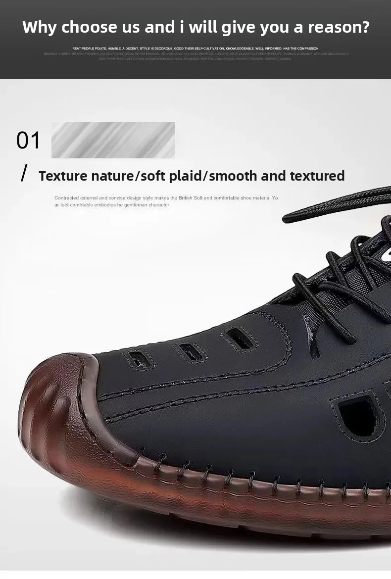 Herren-Sneaker aus Leder mit dicker Sohle