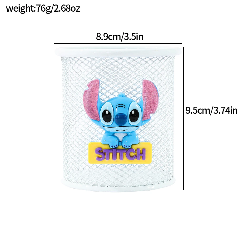 1pcs Cute Cartoon Metal Pencil Holder for Office and Home, Cosmetic Storage, Holiday Gift for Students Perfect Desktop Storage 6