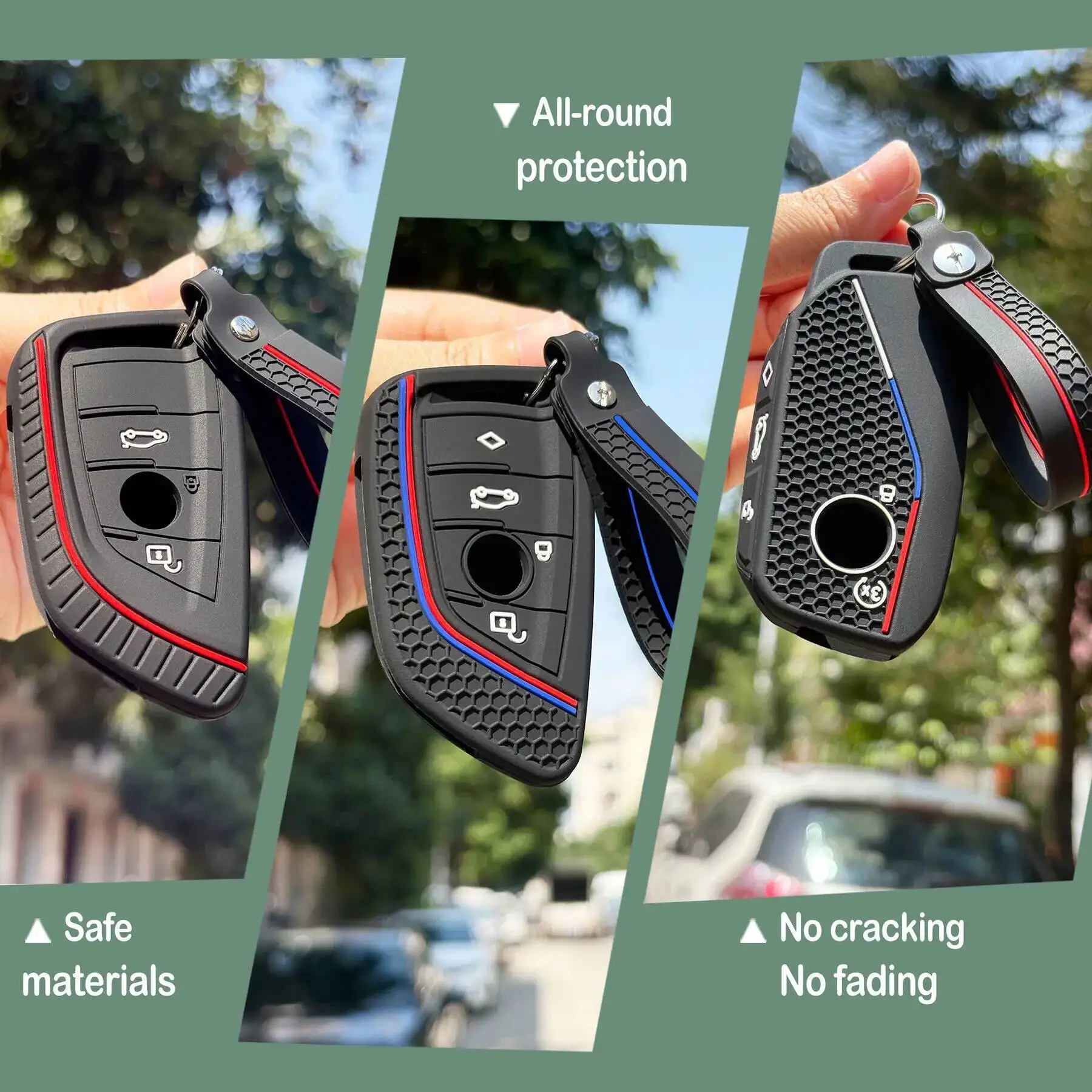 Premium Silicone Key Cover - Elegant Protection