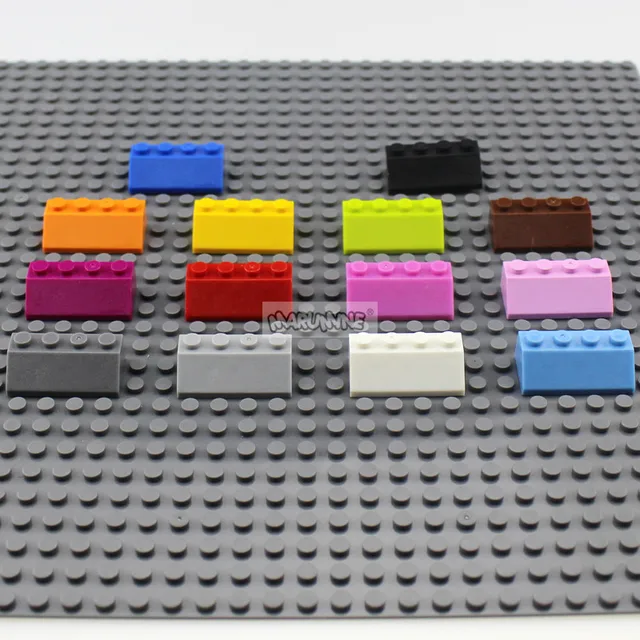 Marumine MOC Bricks 2x4 Slope Roof 3037 Compatible Diy Classic Building Blocks Assembles Parts Accessories Educational DIY Toy 6