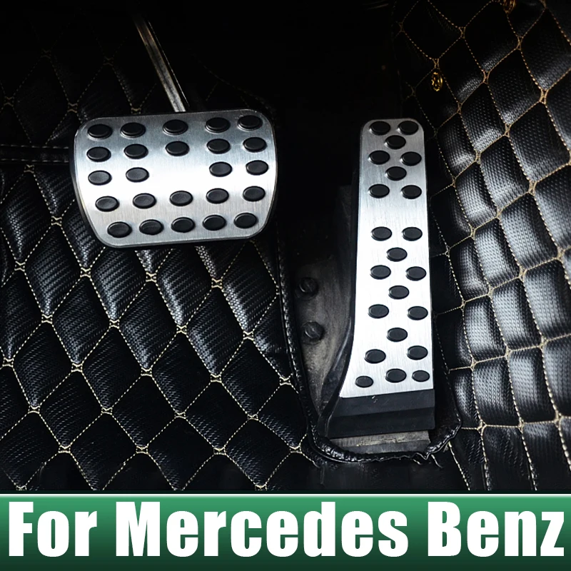 Car Brake Pedals Cover Accessories For Mercedes Benz C E S Class W210 W211 W212 W213 W205 C180 C200 C300 GLC GLK W221 SLK R172