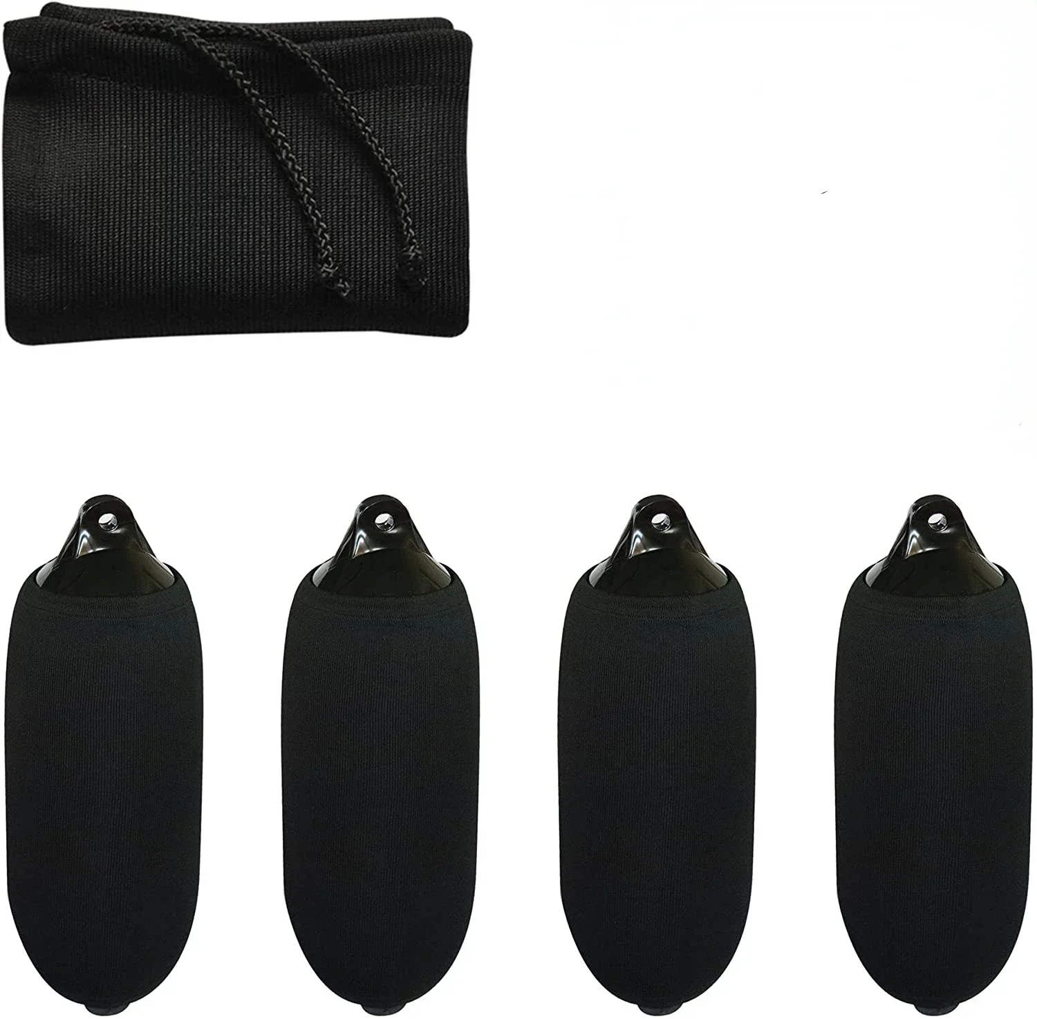 4 pcs polyester Selectable for Kayak Canoe Dinghy Yacht Accesories for 280mm x 780mm /10 inches x 30 inches boat Fenders