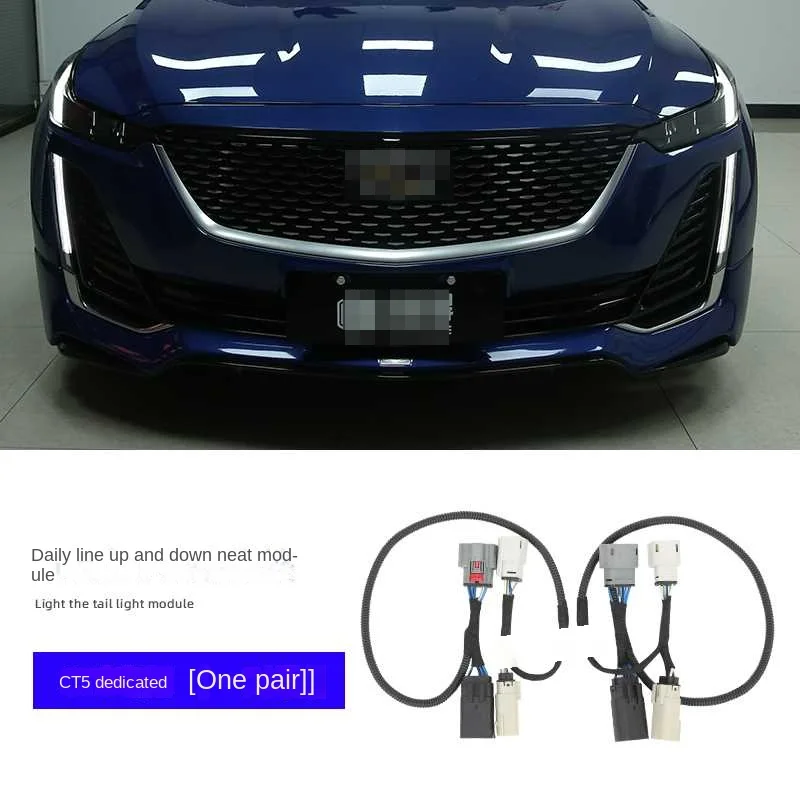 For Cadillac CT5 headlights daytime running lights up and down