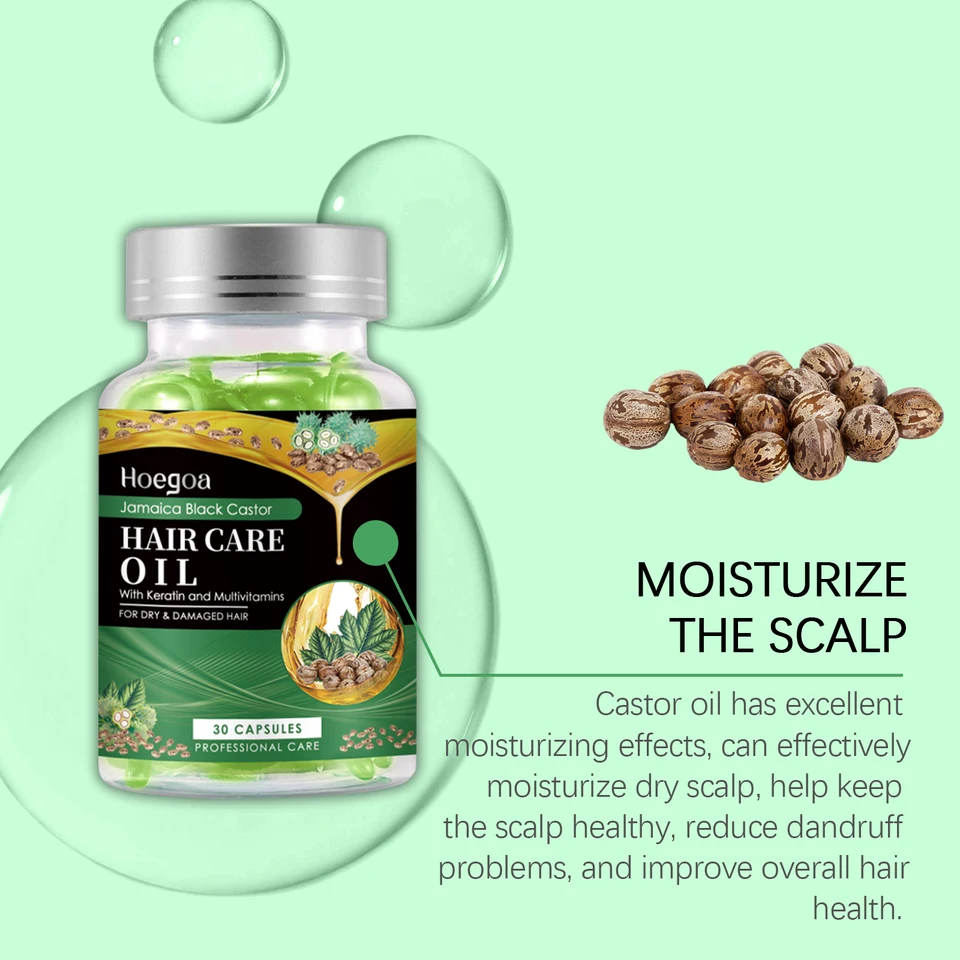 Magic Hair Vitamin Capsules Keratin Oil Treatment