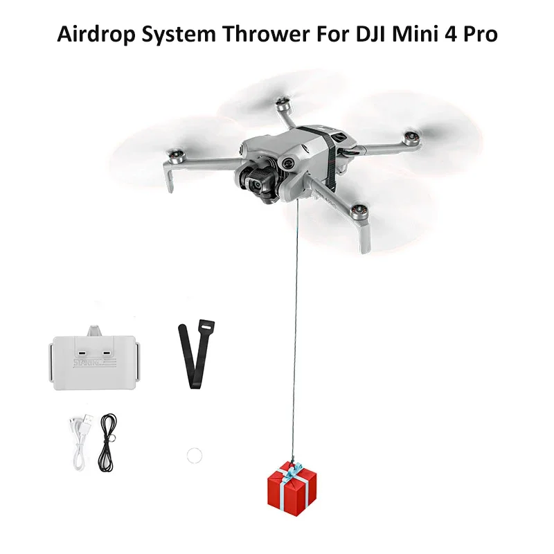

Система воздушной капельницы для DJI Mini 4 Pro, дозатор для дрона, для морской рыбалки, подарочное кольцо, спасательная доставка, капельница