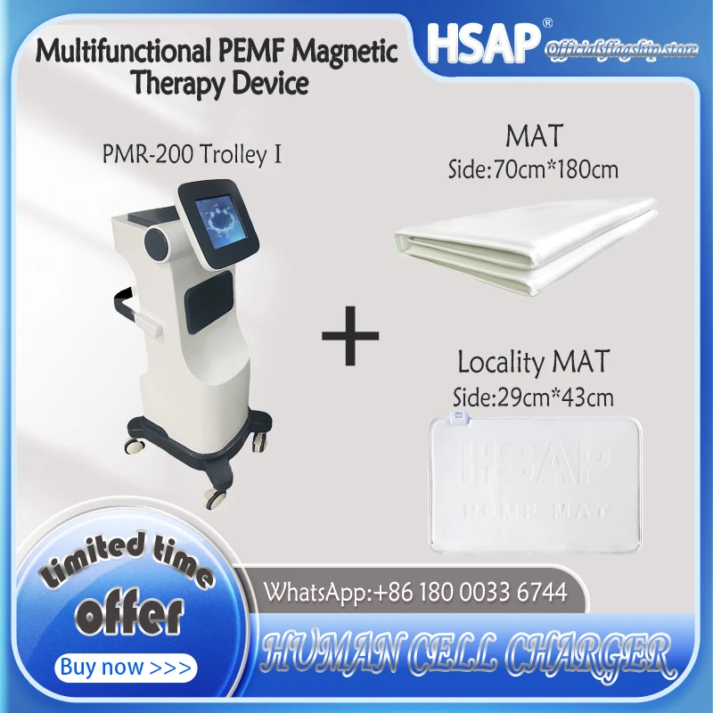 Portable Multifunctional PEMF Magnetic Therapy Device Human Whole Body Pain Relief Machine Menstrual syndrome