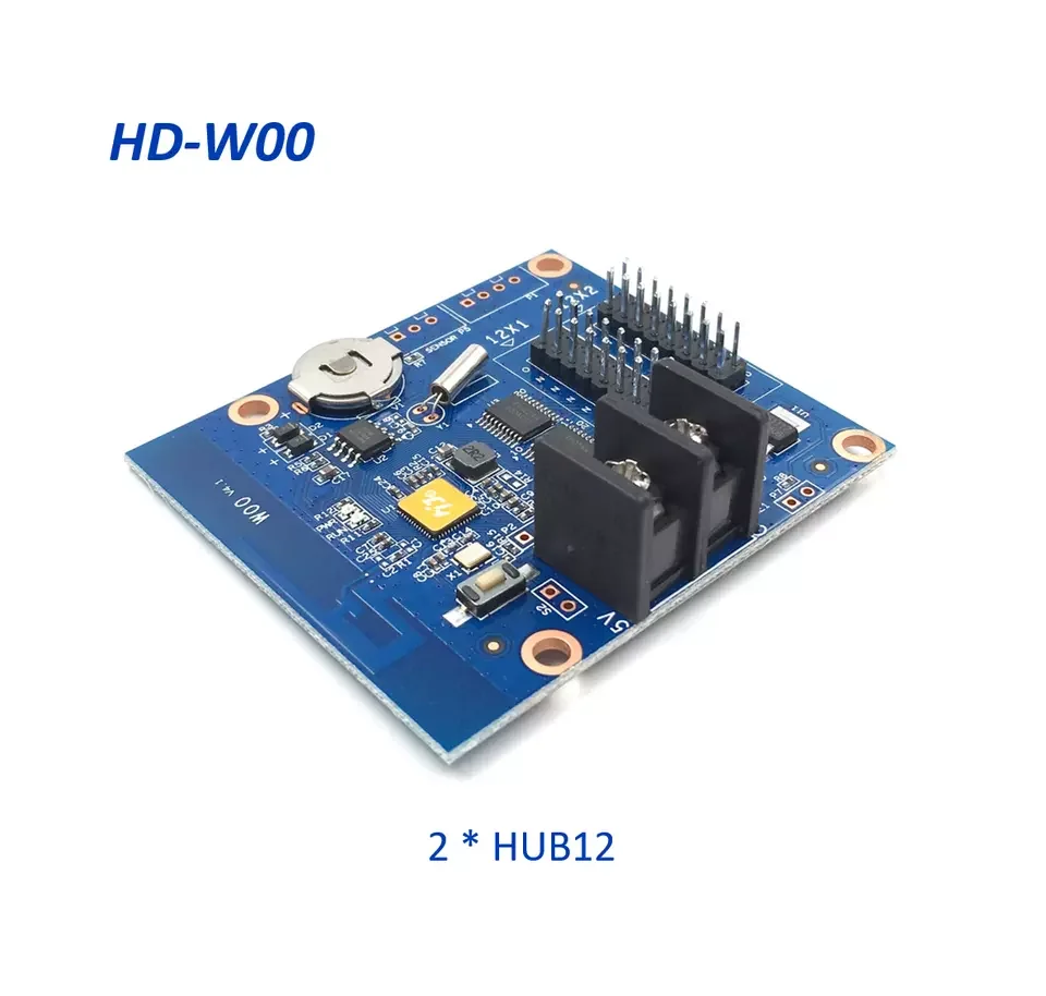 The cheapest HD-W00 HD-W02 HD-W03 HD-W04 Wi-Fi Single And Dual Color Led Display Screen Control Card That Supports Mobile App