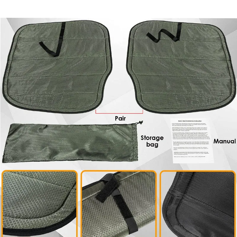 

Insulated Blackout Rear Door Window Covers Fit For Mercedes-Benz NCV3 ,Foldable Windshield Sunshade Cover Block Sun & UV Rays