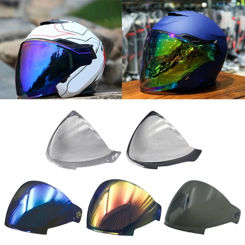 

Motorcycle HelmetGlass Replacement Motorbike HelmetVisor for GSB G263 JET-3 Open Face HelmetHelmet Sheild Lens Visor