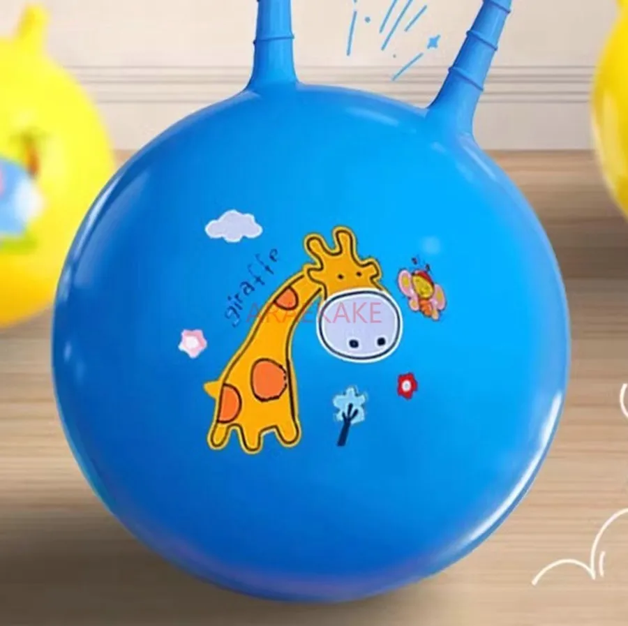 1pcs Yoga ball, children's sensory integration training, sheep horn ball, baby jumping balance equipment