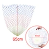 1PC 35/40/45/50/60 cm Rhombus Mesh Hole Depth Folding Nylon Landing Dip Net Nylon Fishing Nets Collapsible Fishing Tools 2