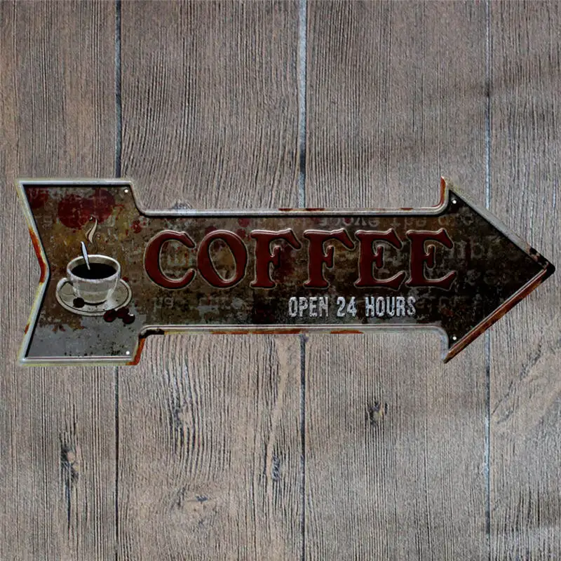 Insegna luminosa retrò a forma di freccia aperta, insegna personalizzabile, insegna rustica APERTA, insegna retrò a forma di freccia per bar/pub, decorazione da parete per attività di bar - Italia