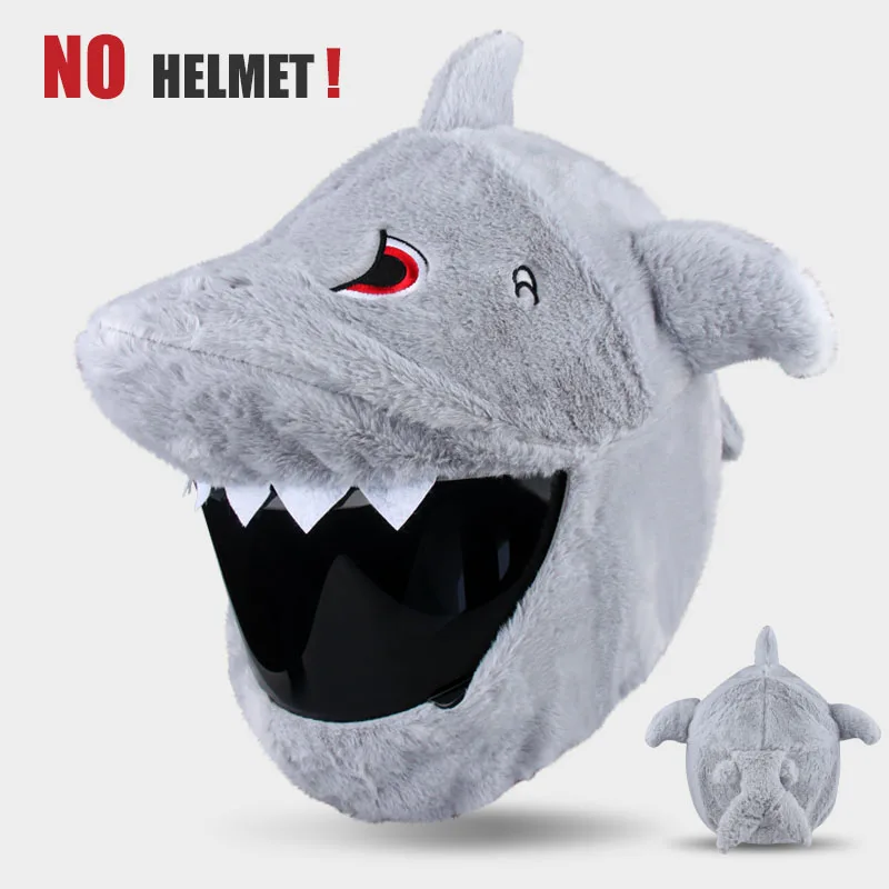 Helmet Protection Headgear Cover Cartoon Fluffy Plush Set Fo