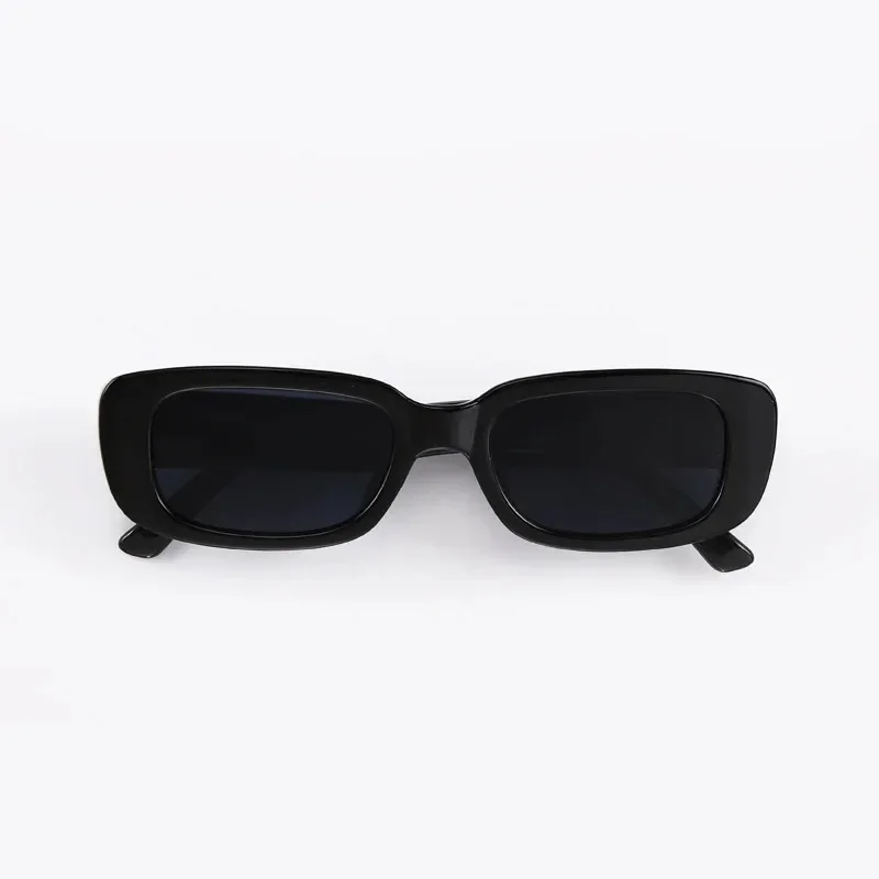 Vintage Sunglasses Women Men Square Green