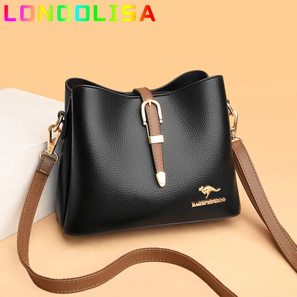 Buy Generic Mara's Dream Handbags Women Leather Mini Shoulder Crossbody Bag  Sac a Main Femme Ladies Messenger Bag Long Strap Female Clutchs Color E  Golden Size 21x16x6 cm at