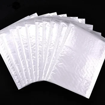 500 PCS White Foam Envelope Bags Self Seal Mailers Padded Shipping Envelopes With Bubble Mailing Bag Shipping Packages Bag 4