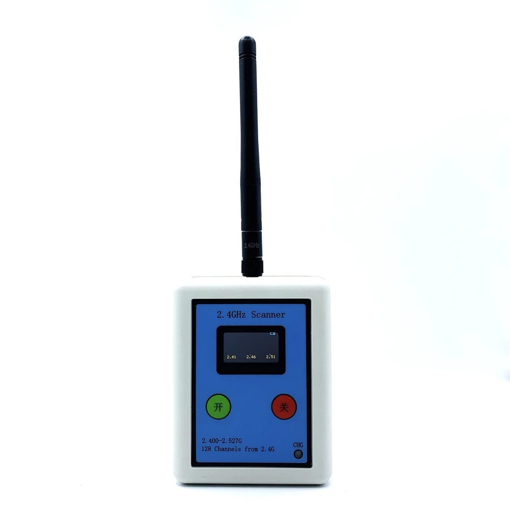 2.4G 스펙트럼 분석기, 신호 소스 스캐너, OLED 디스플레이 화면, 간단한 스캐너, NRF24L01