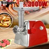 Winholder 3000W Multifunctional Electric Grinder Food Processors Meat Grinder Kitchen Sausage Maker Filler Mincer Stuffer Red 1