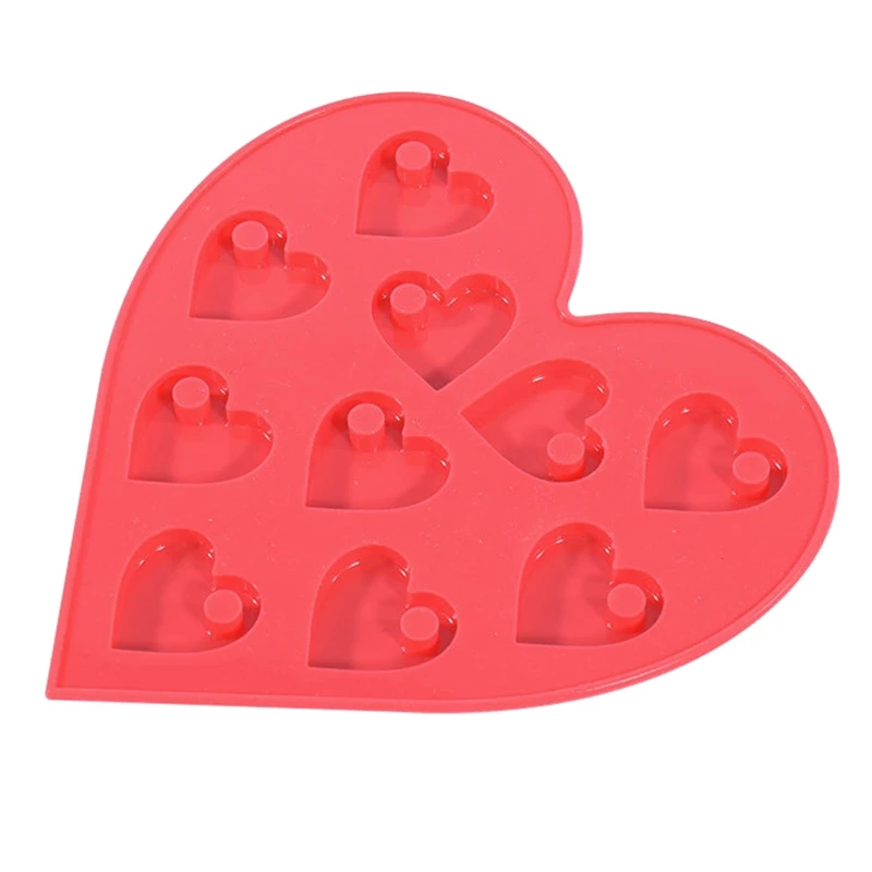 

Small Heart Keychain Resin Mold Glossy Silicone Keychain Mold for Epoxy Resin Casting Jewelry Pendant Mold DIY Casting Dropship