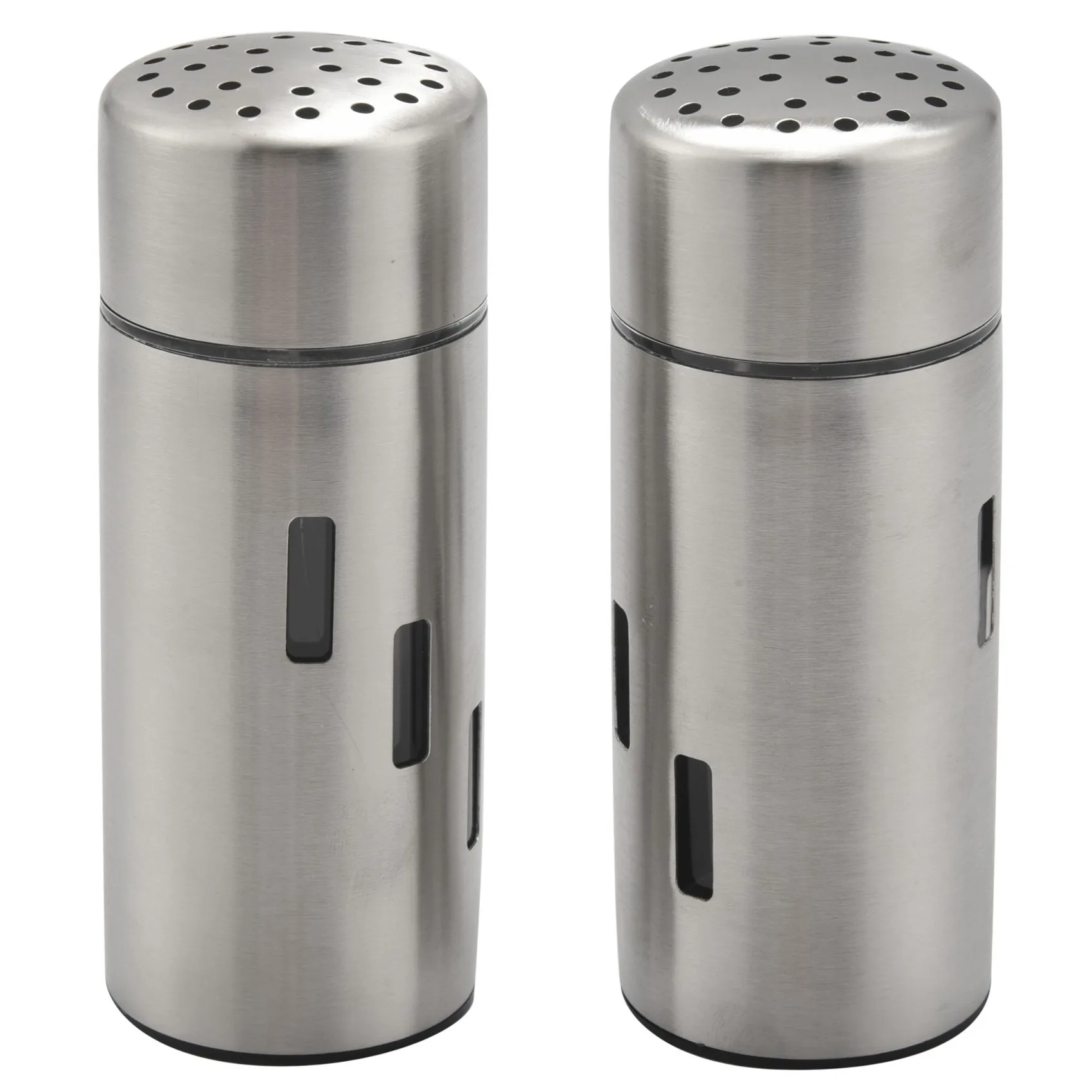 

2Pcs Salt and Pepper Shakers, Stainless Steel Spice Shaker, Shaker Sifter for Salt Sugar Pepper Spice Seasoning