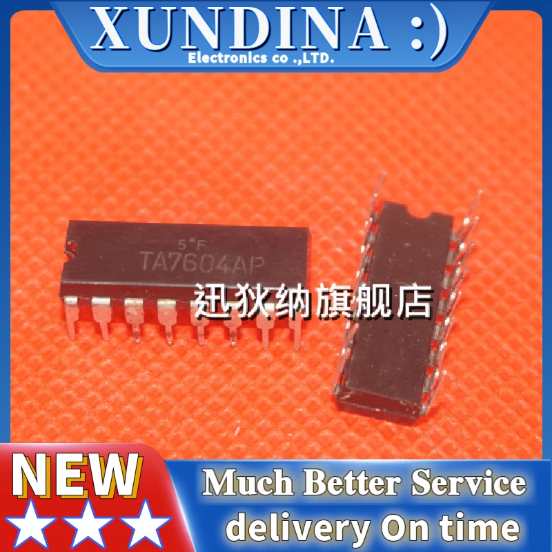 

5 шт./лот TA7604AP DIP-16 новая и оригинальная интегральная схема