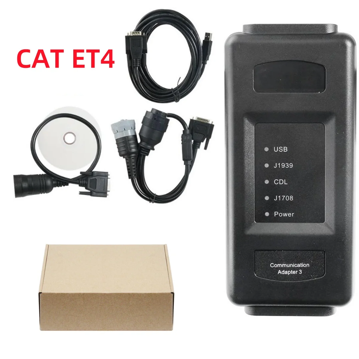 새로운 CAT ET4 478-0235 캐터필러 ET4 통신 어댑터 2019C/2019A CAT4 전기 시스템 중장비 트럭 진단 도구