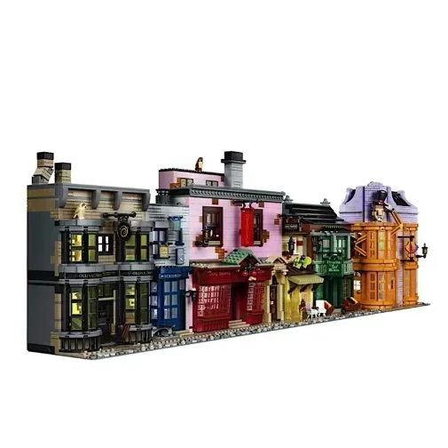 

IN stock 5544pcs Diagoned Alley Building Blocks Kits Bricks Classic75978 Movie Series Model Kids DIY Toys For Children Gift