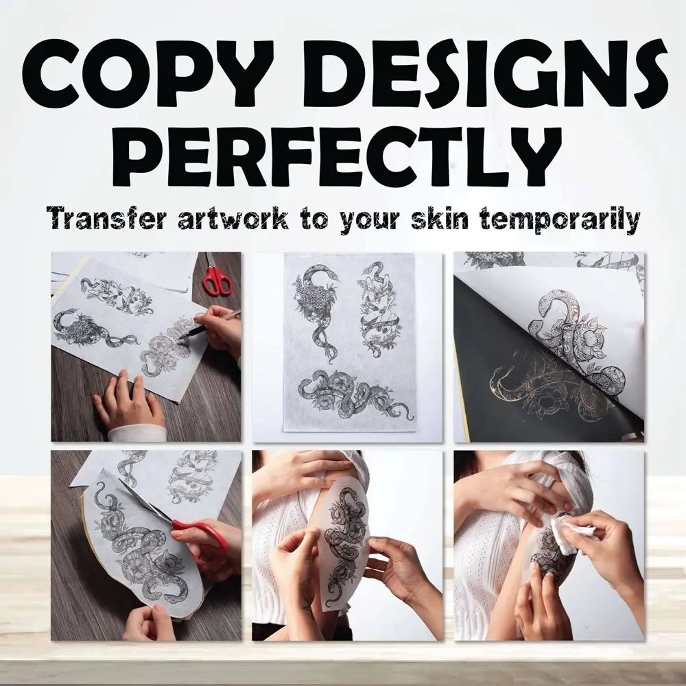 5/10pcs Transfer Paper Tattoo Thermal Copier Stencil Paper A4 Size DIY Tattoo  Printer Tracing Paper 4 Layers Tattoo Accessories - AliExpress