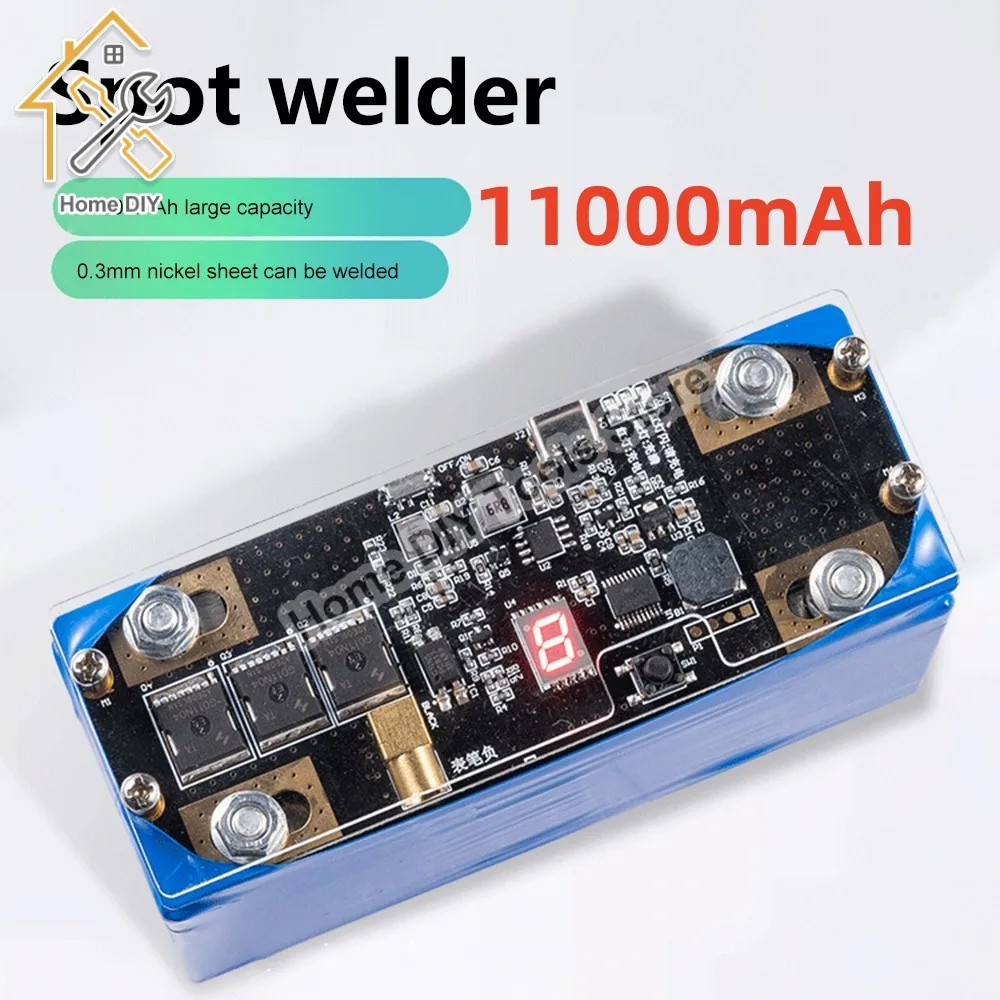 

LX30 11000mAh Spot Welder Mini Portable DIY Kit 18650 Battery Pack Welding Tools Adjustable Spot Welding Machine 0.1-0.3mm