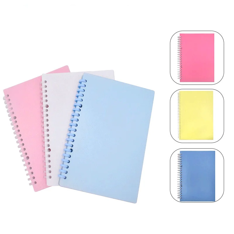 A4/A5 Size Stickers Collection Album 40 Reusable Stickers Book PU Leather Cover For DIY Cutting Sticker Organizer