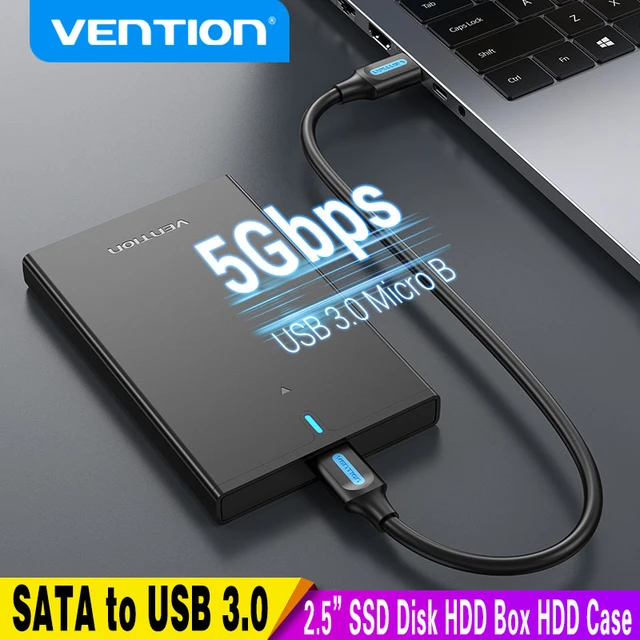 2.5 SATA USB 3.0 Disco Duro Caja HDD SSD Externo Portátil para Windows SS