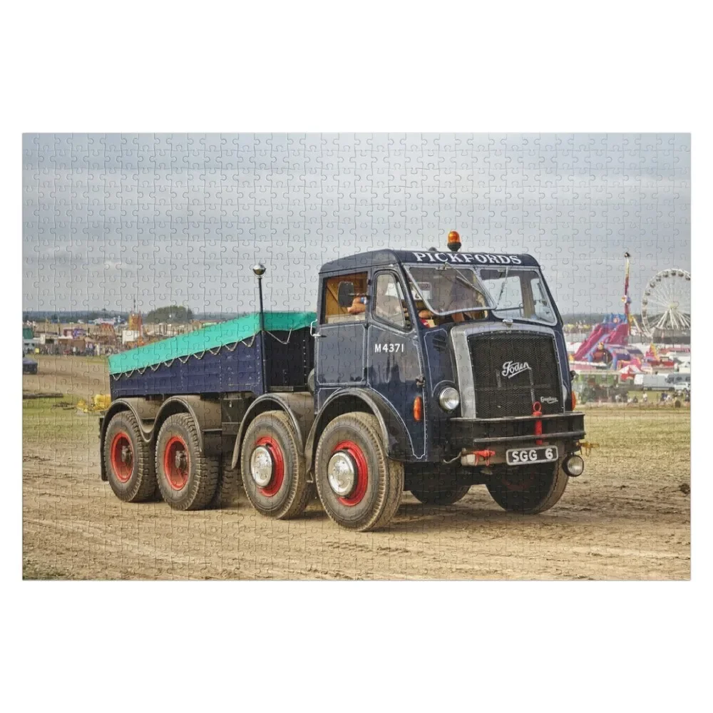 

1956 Pickfords Foden Heavy Haulage Tractor Jigsaw Puzzle Personalized Baby Object Christmas Gifts Personalize Puzzle