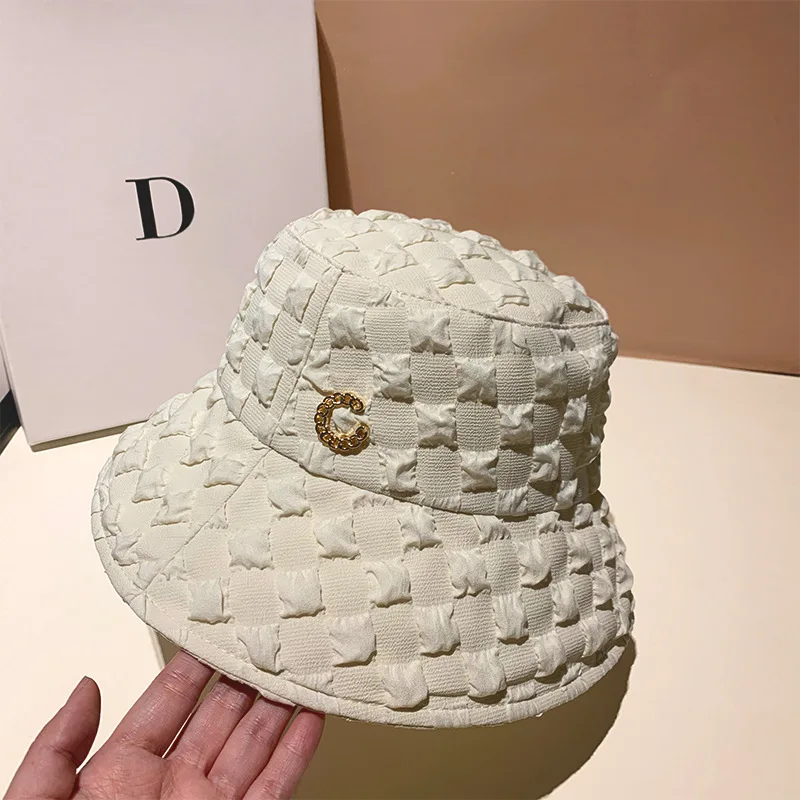 Women's Cap Hollowed Out Breathable Sunscreen Sun Visor Spring and Summer  Braided Top Hat Temperament British Fisherman's Hats - AliExpress