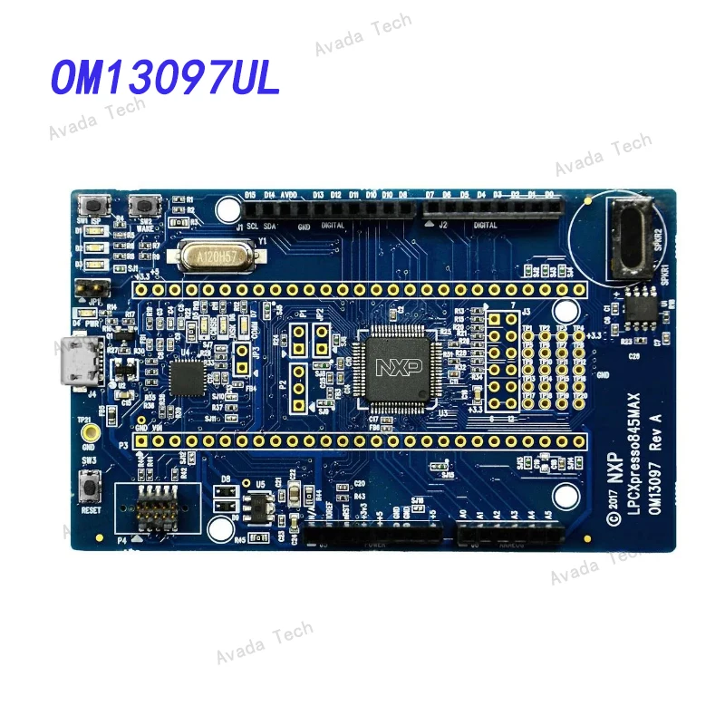 

Avada Tech OM13097UL Development board LCP845M301JBD64 MCU Arduino UNO compatible with sub board