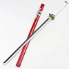 Cosplay Theatrical Uchiha Sasuke Katana Red Sword Weapon Role Playing Sasuke Wood 106cm Model Prop 1