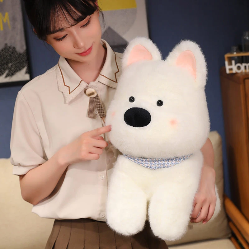 Kawaii Adorable Fluffy Terrier Plush (30cm) - Limited Edition